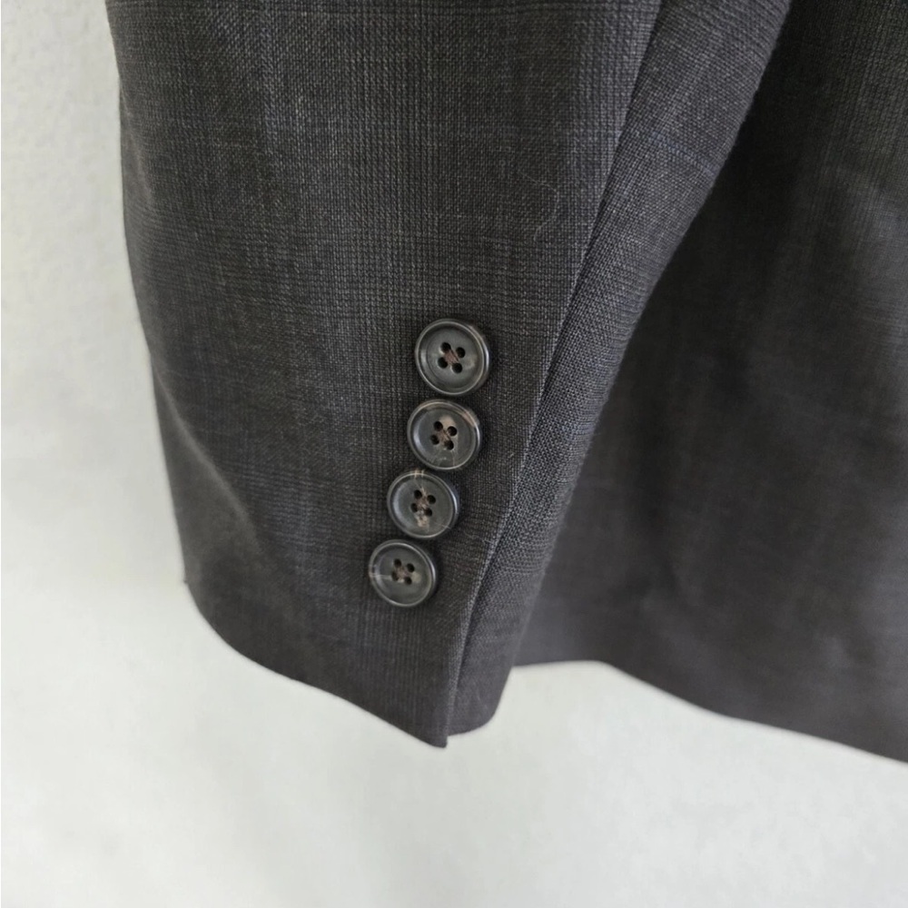 Lauren Ralph Lauren Sports Coat Men 44R Gray 100% Wool 2button Pinstripe Career - Picture 12 of 12